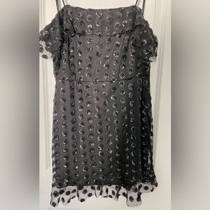 Black dress with sequins